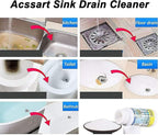 Dodorado Drain Cleaner, Powerful Sink and Drain Cleaner, Portable Powder Cleaning Tool Chemical Powder Agent for Kitchen Toilet Pipe Dredging (1PC)