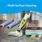 for Bissell CrossWave Vacuum Cleaner Replacement Parts 2 Pack 1868 Bissell CrossWave Multi-Surface Brush Rolls Tangle-Free+ 2 Pack 1866 Replacement Vacuum Filters Part 1608683 1608684 1613568