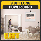 Pressurized Handheld Steam Cleaner with 10pcs Accessories & Safety Lock, Multi-Purpose & Powerful Portable Steamer for Cleaning, Home Use, Car, Bathroom, Shower, Upholstery, Grout, Window, Grease