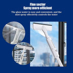 Squeegee for Window Cleaning with Spray,Window Washing Kit with Extension Pole,Double Sided and Long Handle Window Cleaner Tool for Car and Home with - 14 Inches - 3pcs Rags