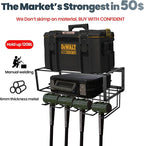 Power Tool Organizer, 120LB Bearing Assemble-free Wall Mount Cordless Drill Holder Utility Racks Storage For Dewalt Milwaukee Christmas Fathers Gifts Husband Garage Workshop On Clearance