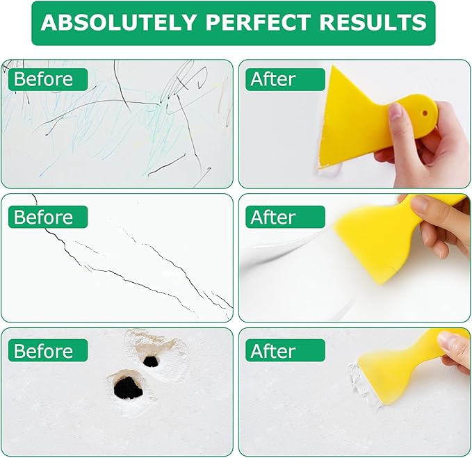 Drywall Repair Kit, 3 Pack Wall Repair Paste, Wall Mending Agent,Wall Surface Hole Fill Quick and Easy Solution