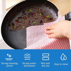 Disposable Cleaning Towels Disposable Cleaning Towels, Reusable Towel,Handy Clean Wipes, 50 Count/Pack, Red