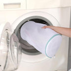 Kimmama Shoe Washing Machine Bag,Laundry Shoes Bags,Sneaker Wash Protector Sack,Sandwish Mesh,White,8x15"