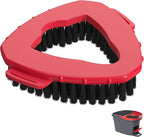 Scrub Brush Head for O Cedar Mop 1 Tank System, Scrubber Mop Head for Ocedar Spin Mop and Bucket, Hard Bristle Cleaning Brush for All Hard Surfaces Floors