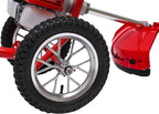 Weed Wacker, 2 Stroke 49 CC Gasoline Weed Eater, 6500-7000R/Min Hand Push Weed Wacker, 0.95L Small Weed Wacker, can Folded Rear Wheel, for Mountains, Hills, Plains, Orchards Etc