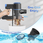 N8 Cordless Vacuum Cleaner, Lightweight Stick Vacuum with Powerful Suction, 2200mAh Battery, 40 Mins Runtime, Self-Standing, Rechargeable Vacuum Cleaners for Home Hardwood Floor Carpet Pet Hair