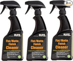 Flitz Flat Matte Finish Cleaner - 16oz Bottle of USA-Made Vinyl Wrap Spray to Easily Remove Grease, Wax, Dust, & More - Quick Drying Matte Paint Cleaner - Ideal for Cars, Motorcycles (3 Pack)