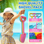 Beach Toy Shovel Heavy Duty Plastic Sand Spade Scoop Tools, Sandbox Sand Essential Toy for Kid Adult, Garden Plant Digging Bath Water Pool Toy Birthday Gift