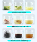 YIZHONG Fast-Acting Drain Cleaner Powder - Powerful Unclogging for Kitchen Sink and Toilet Pipes