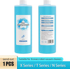Floor Cleaning Solution Compatible with Ecovacs Cleaning Solution, Residue & Streak Free, Suitable for All Robot Vacuum Cleaners and Wireless Wet Dry Dual-Use Vacuum Cleaners