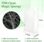 Magic Sponge Erasers, Water-Activated Cleaning Sponge, Multi-Purpose Melamine Foam Cleaner for Kitchen, Bathroom, Walls, Shoes & Car Interior – Durable, Non-Scratch & Reusable (100)