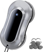 Automatic Window Cleaning Robot, Auto Dual Water Spray & AI Path Planning,Edge Detection & Remote Control, Smart Window Cleaner Robot for Highrise Glass Inside & Outside