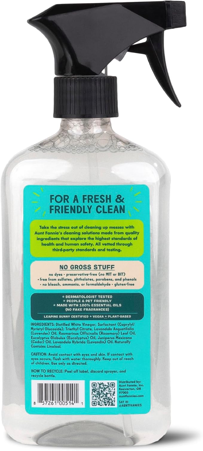 Aunt Fannie's Bundle: All Purpose Cleaning Vinegar, Eucalyptus + FlyPunch Fruit Fly Trap