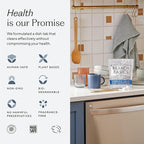 Branch Basics Dishwasher Tablets – 40 Ct, 3 Pack | Plastic-Free, Fragrance-Free, Human-Safe | Delivers a Powerful Clean Without Harsh Chemicals