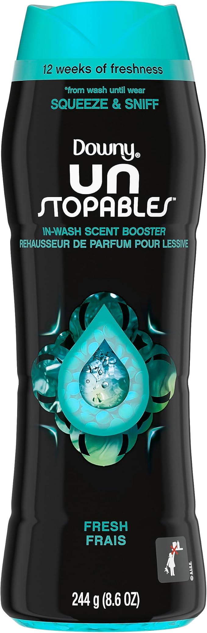 Downy Unstopables In-Wash Scent Booster Beads, FRESH, 8.6 oz