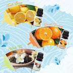 Housekeeping Fragrance Oils Set, Essential Oil Gift Set for Diffuser, Clean Scent Diffuser Oil, Use with Wool Dryer Balls - Lemon, Sweet Orange, White Tea, Fresh Linen, Freesia, Grapefruit