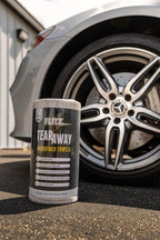 Flitz Tear Away Microfiber Towel Roll (30 Sheets) - USA-Made 12" x 12" Cloth Paper Towels - Reusable & Washable Ultra Absorbent Cleaning Cloth Roll for Cars, Kitchens, Appliances - Grey (1 Pack)