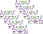 Beyond Fabric Softener Sheets (8 boxes of 80 sheets) - Lavender Scent - Eco-Friendly Plant-Based Dryer Sheets. Removes Static Cling. Recyclable Packaging.