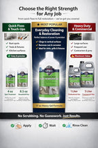 Heavy-Duty Rust Stain Remover for Metal Surfaces Including Stainless Steel. Our Industrial Use Metal Cleaner and Stainless Steel Rust Remover Gel Needs No Scrubbing, Simply Apply and Rinse off (4 oz)