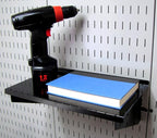 Pegboard Organizer Wall Control Metal Pegboard Tool Storage Kit with Accessories