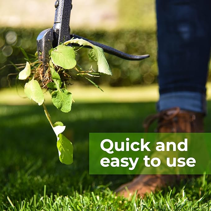 Yard Butler Stand Up Rocket Weeder - Gardening Hand Tool for Lawn Care - Ergonomic Standing Weed Puller - Garden & Landscape Weeder Tool for Yard Work - Durable Gardening Accessory