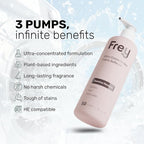 FREY Natural Liquid Fabric Softener & Conditioner | Laundry Softener for Clothing | Works In All Machines + HE | Powered by Natural Ingredients (1-pack, Jasmine Rose)