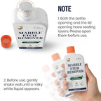 Professional Marble Etch Remover 8.8 fl. oz, Effective on Limestone, Travertine, Alabaster & Onyx, Removes Stains, Dull Spots, Water Rings & Light Scratches, Dust-Free Polishing