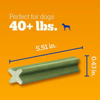 Pedigree Dentastix Large Breed Dog Treats, Fresh Flavor, (4) 15ct Bags (60 Treats Total)