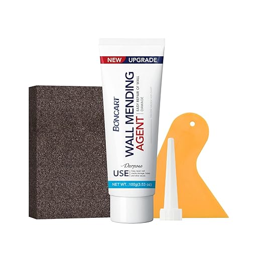 Spackle Wall Repair Kit,Drywall Repair kit,Wall Mending Agent Putty with Scraper,Plaster Wall Repair Paste for Wall Crack/Nail Hole/Graffiti,Wall Surface