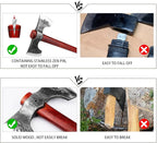 NEDFOSS Thor 16" Throwing Axe 2 Pack, Professional Throwing Axes and Tomahawks. Perfect for Axe Throwing Game for Backyard, Recreation, Competition, Gifts for Men Women（2pcs）