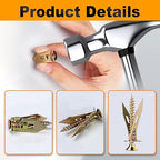 50 Set Self Drilling Drywall Anchors and Screws,Dry Wall Anchors Heavy Duty,Screws and Anchors Repair Tools for Wet and Drywall Fixing Picture,Furniture,Flags,Outdoor Decor-1.18inch