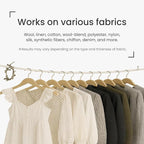 Osner Handheld Garment Steamer for clothes, 1450W Quick Heat Auto-trigger, Compact Travel Steamer, Clothes Steamer, Fabric Wrinkle Remover with Lint Brush Steam Nozzle (8.2 ft cord, White Plus)