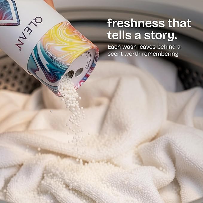 QLEAN In Wash Scent Booster Beads - 100% Plant Based - Natural Laundry Booster Beads & Smell Deodorizer - Environment Friendly Odor Eliminator for Clothes (320 grams) (Sweet Summer Love)