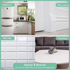 Alora Touch Up Paint Repair Kit for Chips, Scratches, Cracks on Drywalls, Concrete, Metal, Brick, Fiberglass, Laminate Composites, and Existing Painted Surfaces, Gloss White, 1 Fl Oz