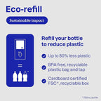 ATTITUDE Dish Soap Refill, EWG Verified, Plant-Based & Vegan Dishwashing Liquid, Naturally Derived, Green Apple & Basil Scent, 67.6 Fl Oz