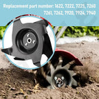Upgrade 1622 Power Tiller Tines Compatible with Man-tis 7222, 7225, 7260, 7261, 7262, 7920, 7924, 7940 Tiller/Cultivators, Till up to 10-Inch deep and 9-Inch, It Can Effectively Loosen and Treat Soil