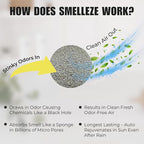 SMELLEZE Reusable Laundry Smell Removal Deodorizer Pouch: Removes Clothing Stink Without Scents
