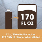 Furniture Clinic Stone & Tile Floor Cleaner | Dilutes to 170 FL Oz | Easy and Safe Application | Quick-Drying with Lemon Aroma | 17oz / 500ml