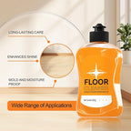 Acid-Free Enzyme Floor Cleaner, Concentrated All-Surface Formula for Hardwood/Tile/Laminate/Marble, Pet-Safe Streak-Free for Mopping & Spraying - 17.6 Fl Oz