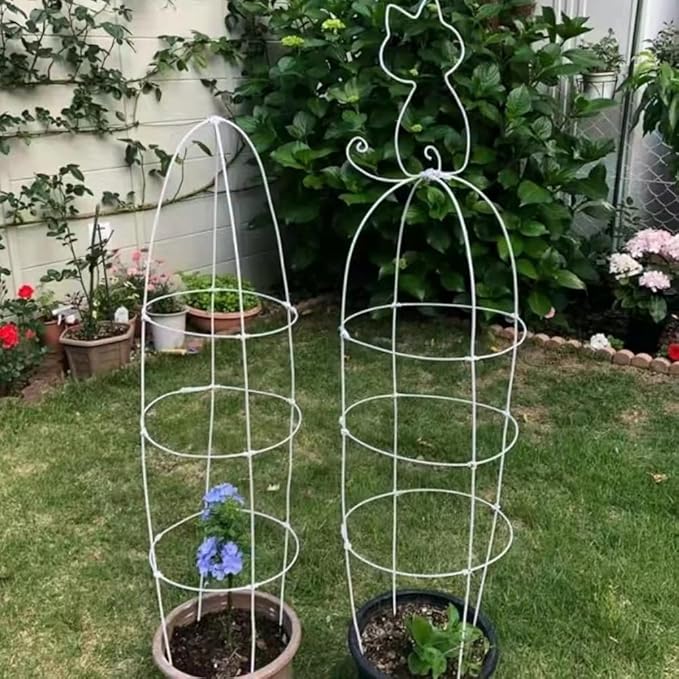 656ft (200m) Twist Ties, Garden Plant Ties with Cutter, Reusable Multifunctional Plant Ties, Fixing Vines Plant Support for Gardening Home Office(White)