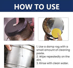 Magical Nano-Technology Stainless Steel Cleaning Paste-Surface Safe, Stainless Steel Clean Wax, Metal Polish Cream, 3 in 1 Stainless Steel Wax Cleaner, for Grease, Oven, Sink (1)