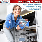 Washing Machine & Dishwasher Cleaner Tablets Bundle – 12-Month Supply | Deep Cleaning & Deodorizing Tablets for Dishwashers & Washing Machines | 48-Tablet Set – Value Pack