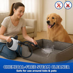 Handheld Steam Cleaner - High Pressure Steam Cleaner for Home, Multi-functional Cleaning Tools for Kitchen, Bathroom, Couch, Car. Portable Steamer Makes Housework Easier.