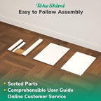 TokeShimi 20x26 Medicine Cabinet Mirror with Storage Tempered, Aluminum Surface Mount or Recessed Medicine Cabinet White with Adjustable Shelves for Bathroom Vanity Modern Farmhouse