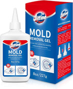 Mold Stain Remover Gel Cleaner - Heavy Duty Cleaner for Washing Machine Seals, Grout, Caulk, Showers, and Bathroom Tile - 8 Fl Oz