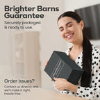 White Glass Hand and Dish Soap Dispenser Set by Brighter Barns - Kitchen Soap Dispenser Set with Tray - Glass Bottles for Kitchen Sink - Housewarming Gift, Countertop Decor, Boho Home Decor (White)