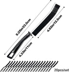 20 Pcs Crevice Cleaning Brush, Bathroom Gap Brush, Grout Cleaner Brush Hard Bristle Crevice Cleaning Brush,Clean The Dead Corners of Bathroom Kitchen Tiles
