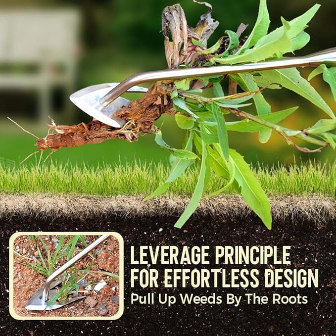 Weed Puller Tool，2026 New Weeding Artifact Uprooting Weeding Tool Weed Remover Tool Manganese Steel Weed Pulling Tool Manual Weeders Tool for Garden (A+B-2PCS)