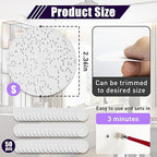 50 Pcs Drywall Anchor Repair Kit Solve Loose Wall Plugs Fast - Ideal for Curtain Rails, Towel Racks, Toilet Paper Holders and More Anchor Hole Patch (2.36 in)